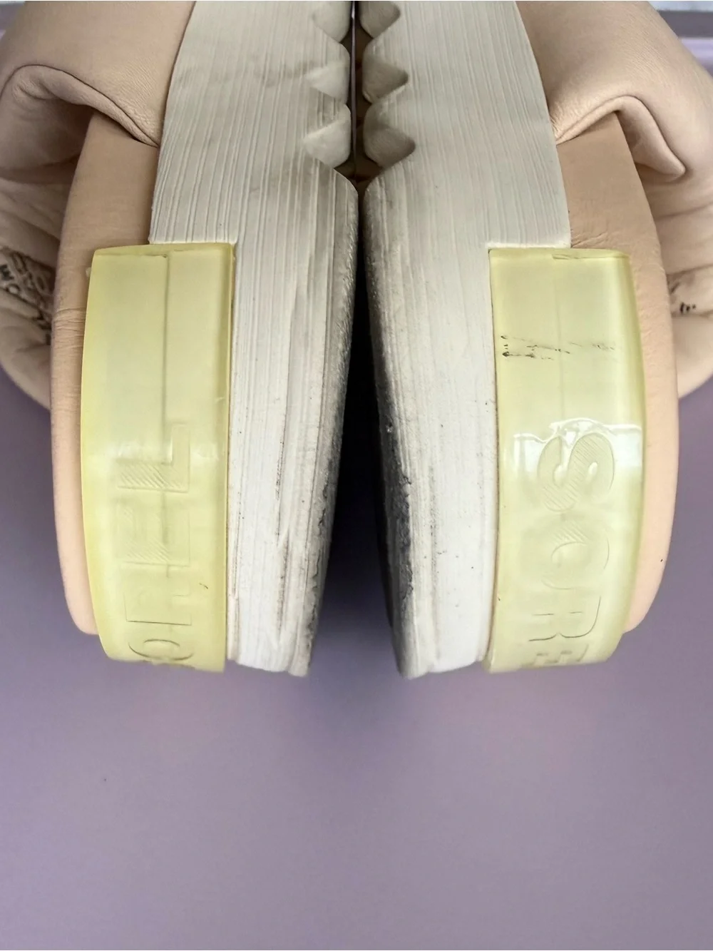 Sorel Cream Padded Double-Strap Slide Sandals - Picture 4 of 6
